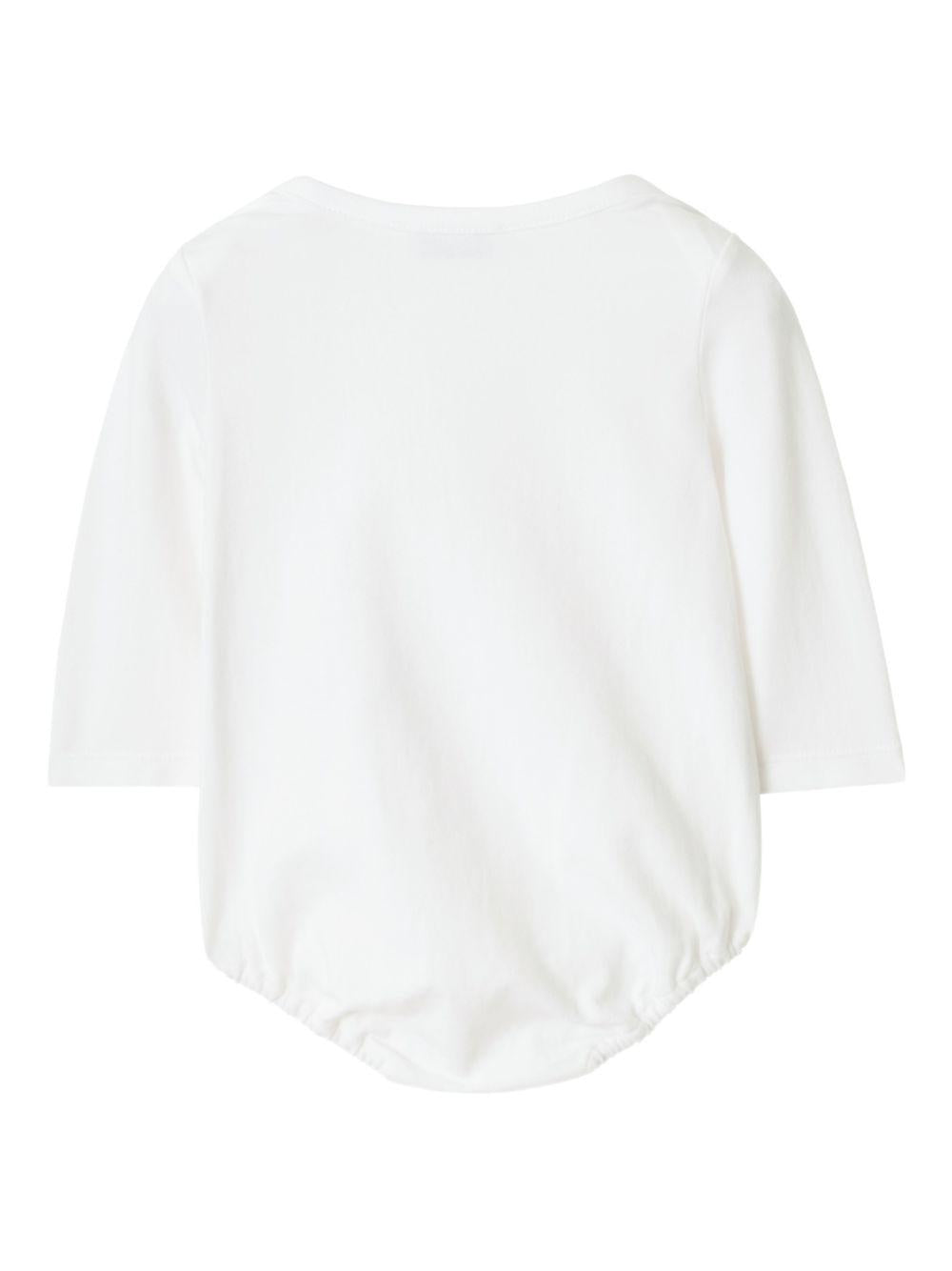 Tutina bianca per neonato 8117965 B9368 Burberry Kids 