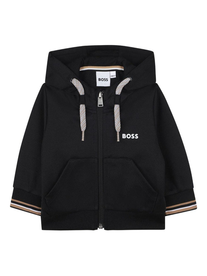 Completo sportivo nero per neonato J52480 09B Boss Kids 