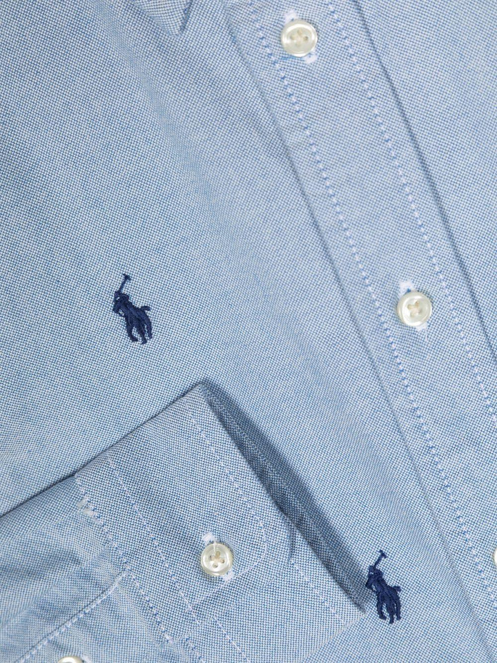 Camicia azzurro/blu navy per bambino