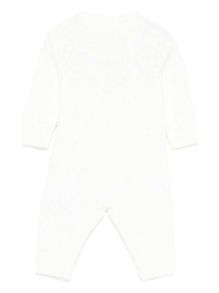 Tutina bianca per neonata ENTU137CFL061 0000 Elisabetta Franchi Kids 