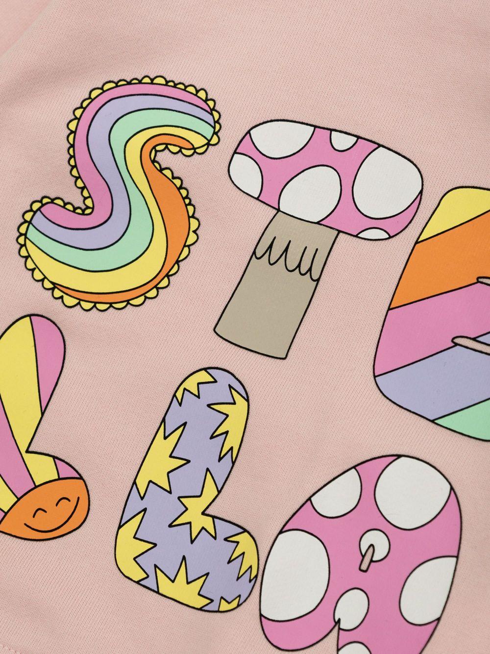 Light pink sweatshirt for baby girl