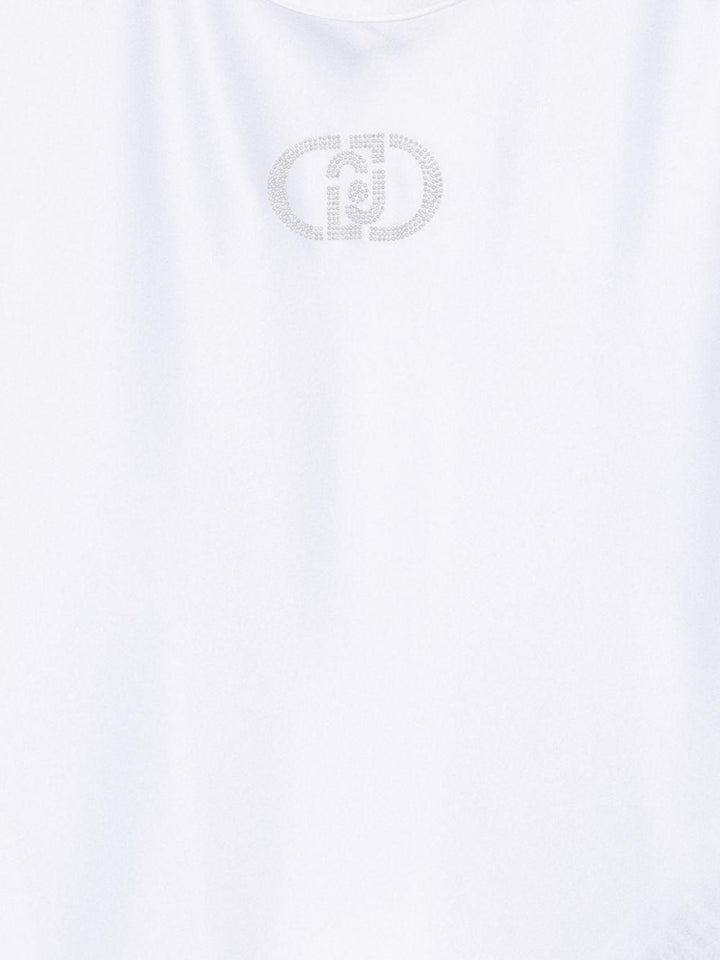 T-shirt bianca per bambina GA6025T400A 10601 Liu Jo 
