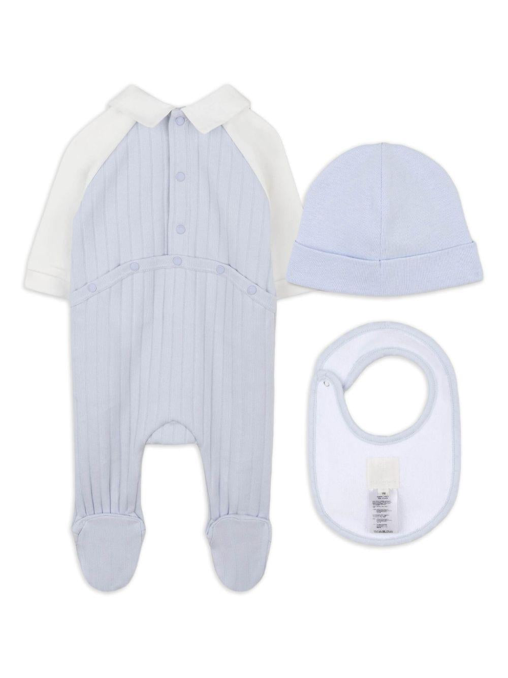 Pigiama azzurro/bianco per neonato H30864 771 Givenchy Kids 