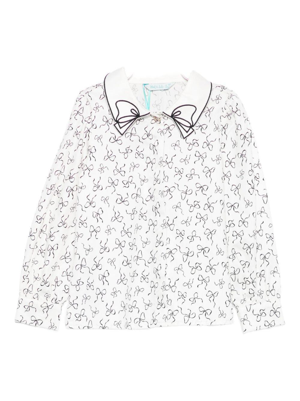 Camicia bianca per bambina 5613 003 Abel & Lula 
