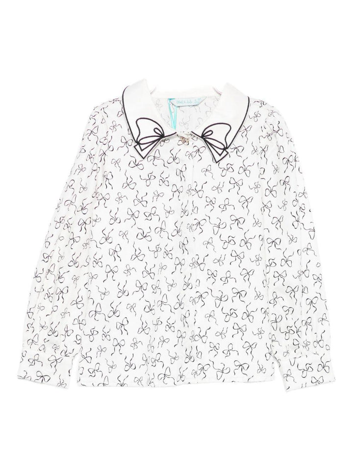 Camicia bianca per bambina 5613 003 Abel & Lula 