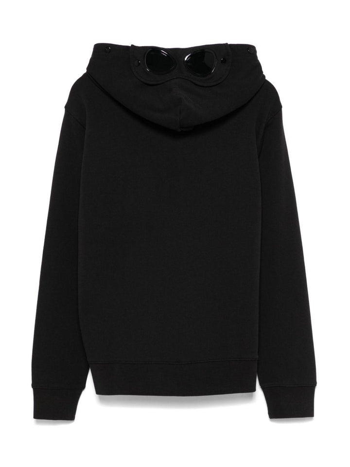 Black sweatshirt for boys with logo