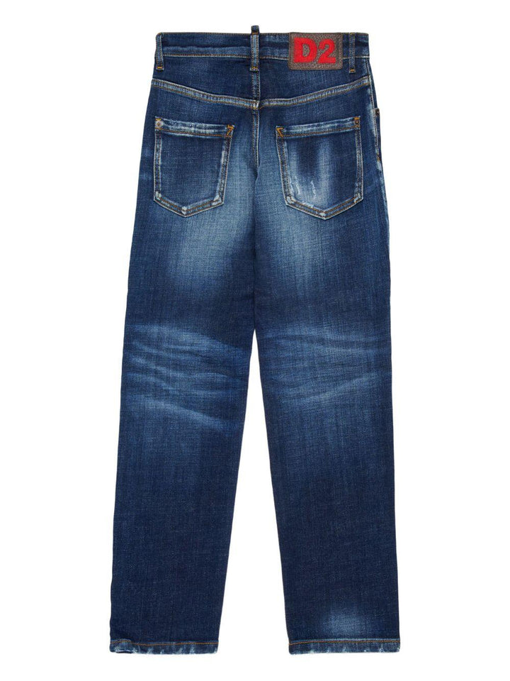 Jeans blu indaco per bambino