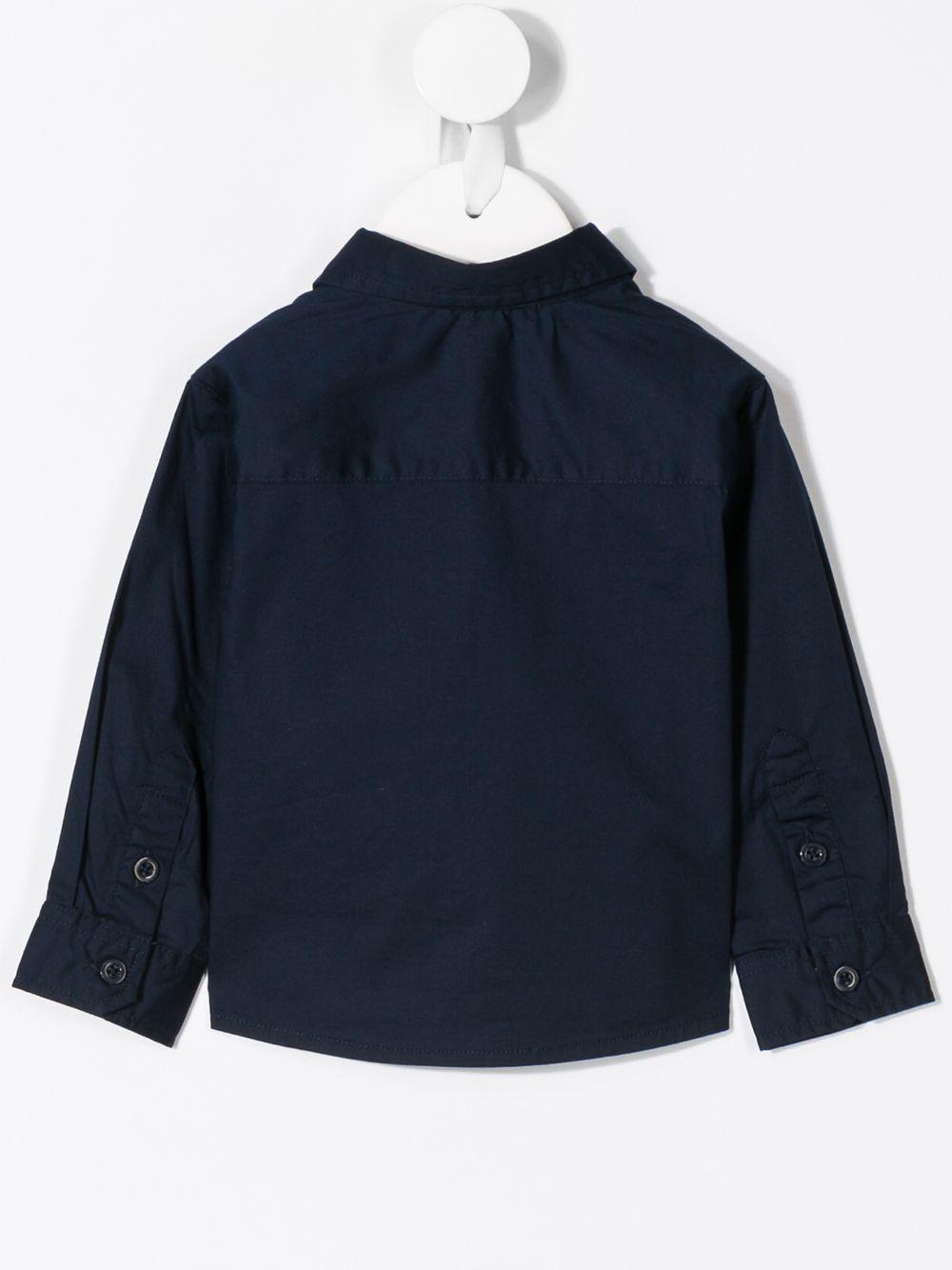 Camicia blu navy per neonato 8NHC014NGDZ 0933 Emporio Armani Kids 