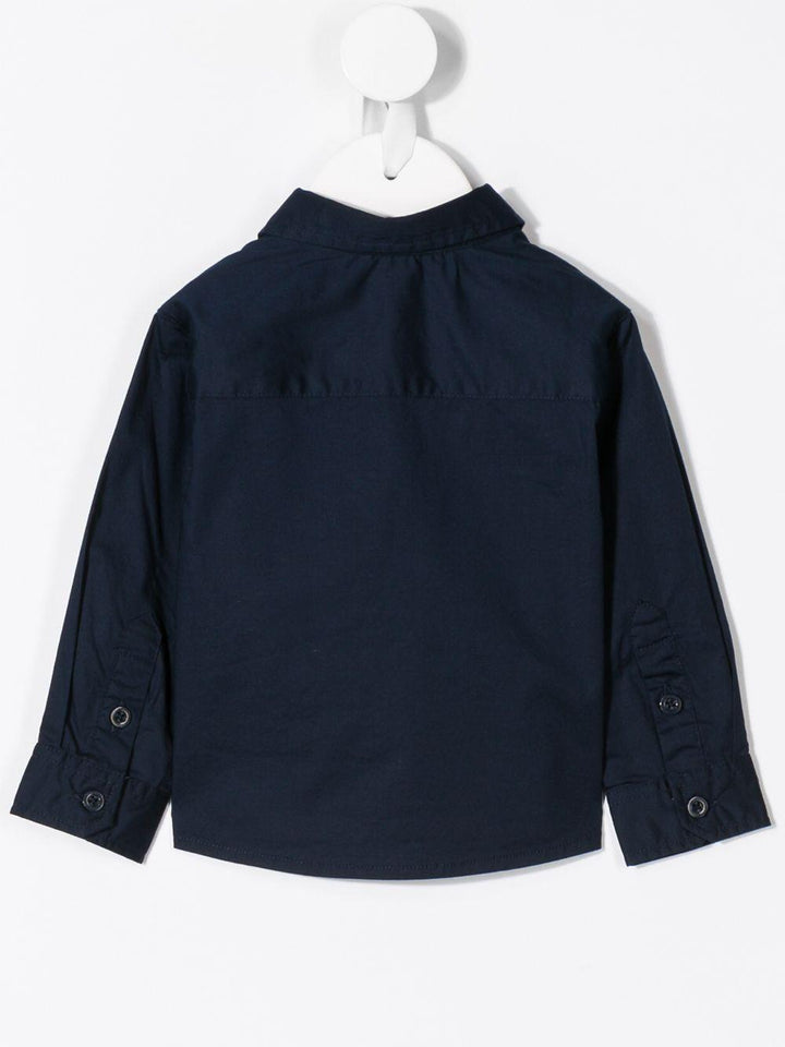 Camicia blu navy per neonato 8NHC014NGDZ 0933 Emporio Armani Kids 