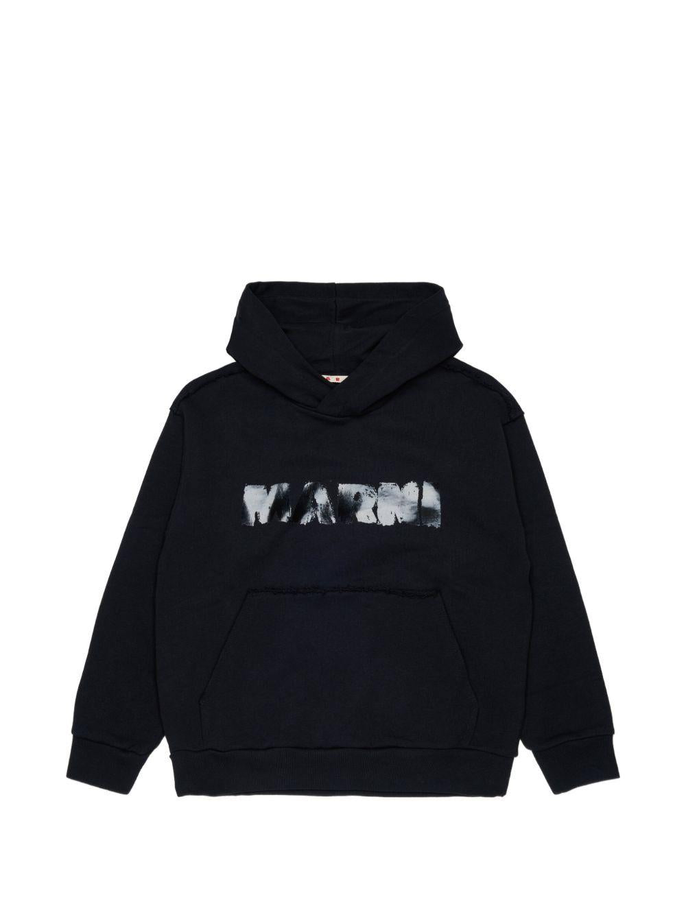 Felpa nera per bambino M01886M00YA 0M900 Marni Kids 