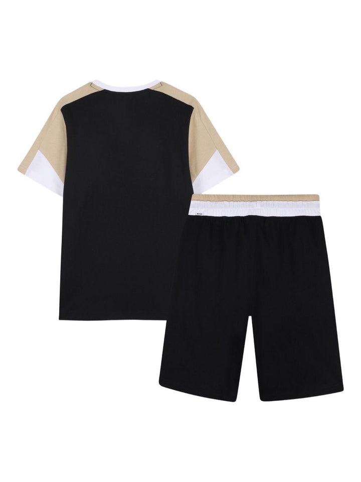 Completo nero per bambino J53006 09B Boss Kids 
