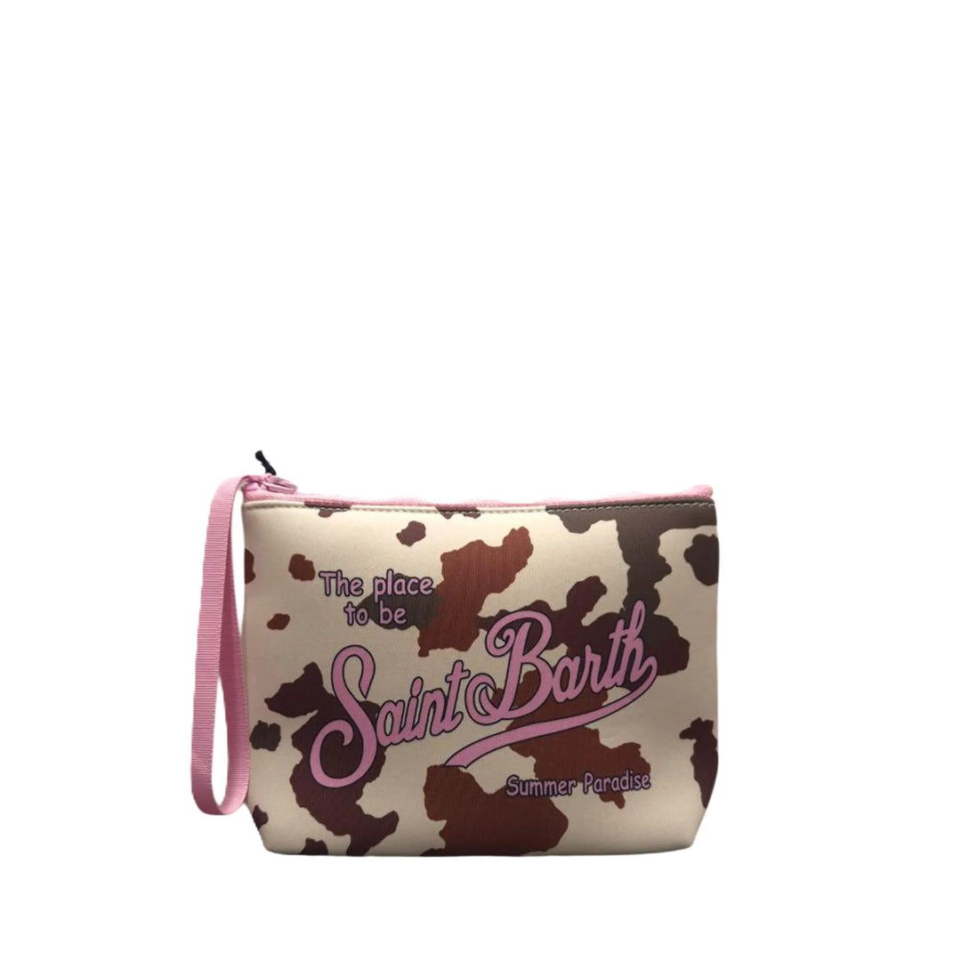 Borsetta marrone/bianco per bambina ALIN001 00274L MC2 Saint Barth Kids 