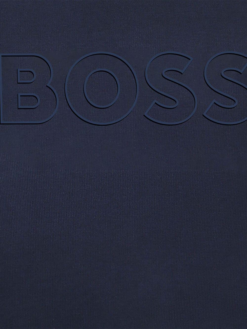 Maglione blu per bambino J52338 849 Boss Kids 