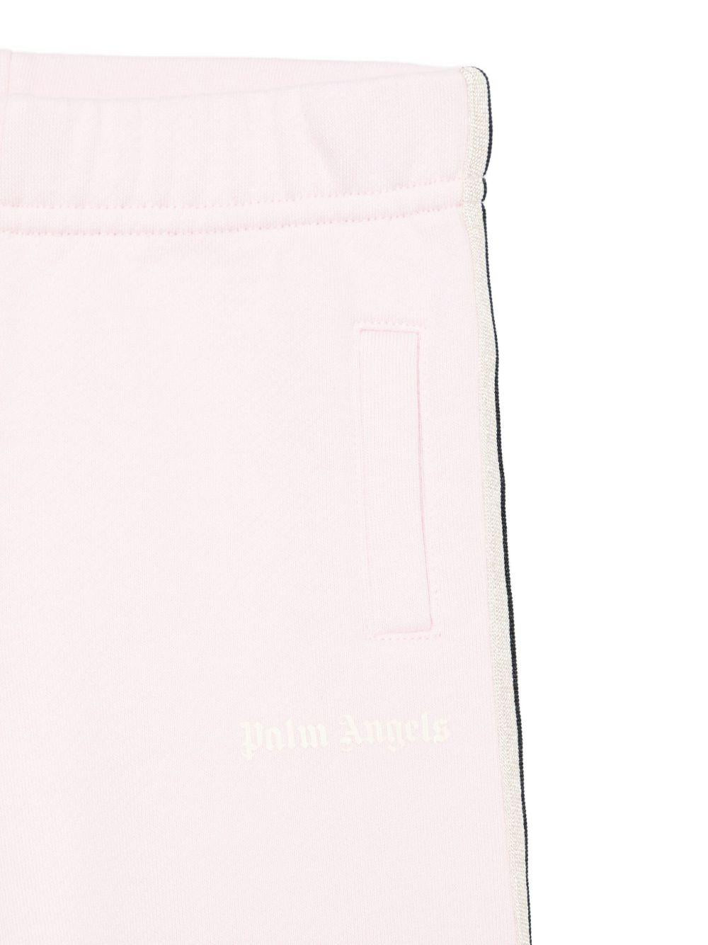 Pantalone rosa pallido per neonato PG4X002F25FLE001 3C03 Palm Angels Kids 