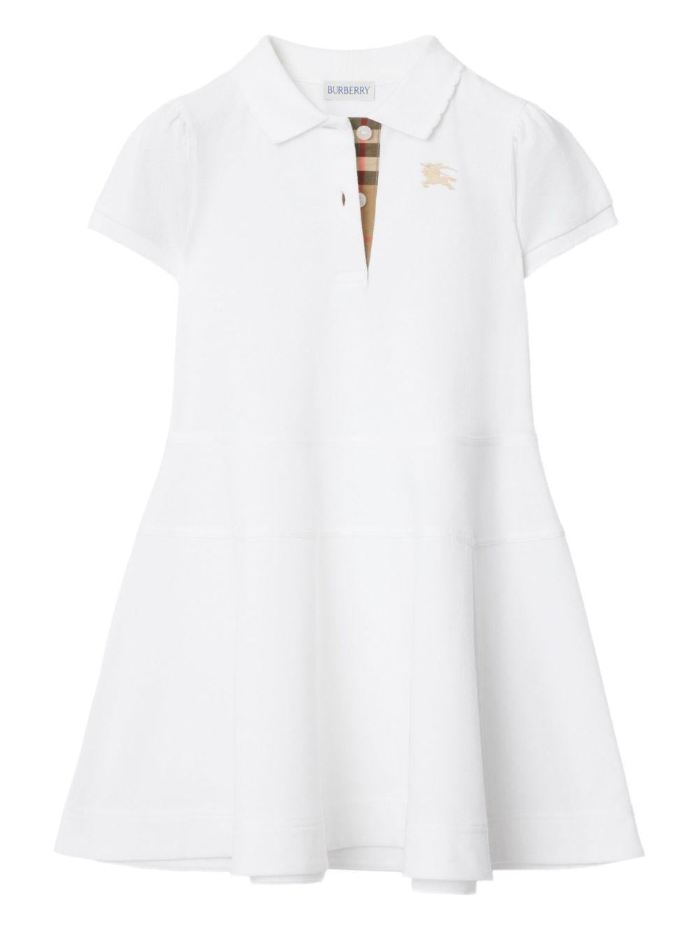 Abito bianco per bambina 8117428 A1464 Burberry Kids 