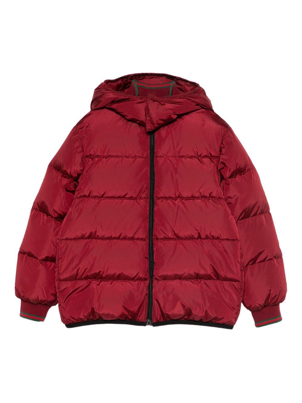Giubbotto rosso rubino per bambino 824810XWA40 6207 Gucci Kids 