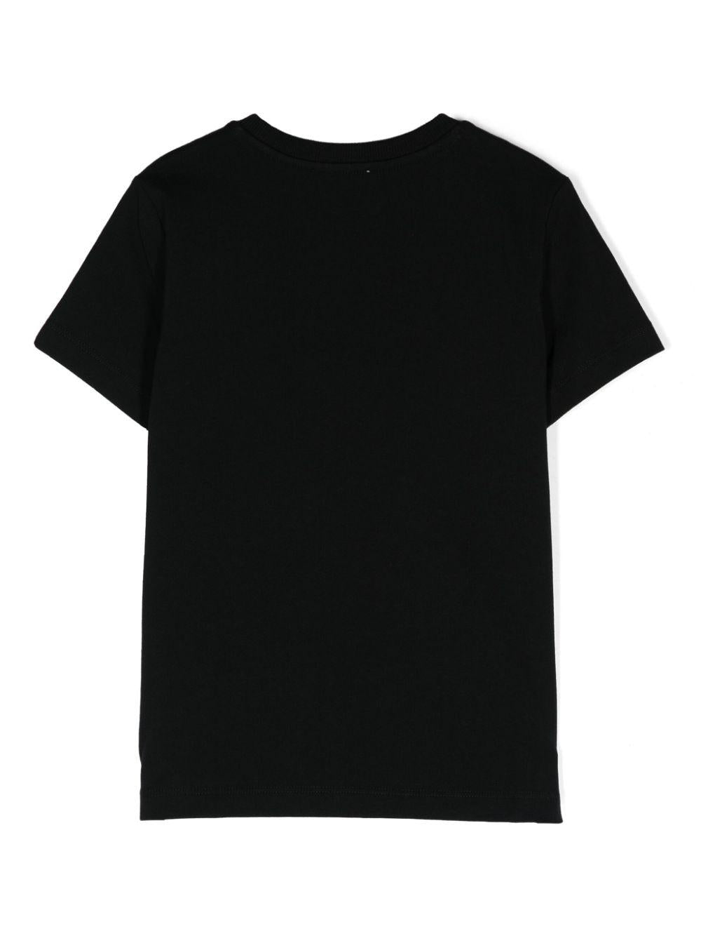 T-shirt unisex in cotone nera