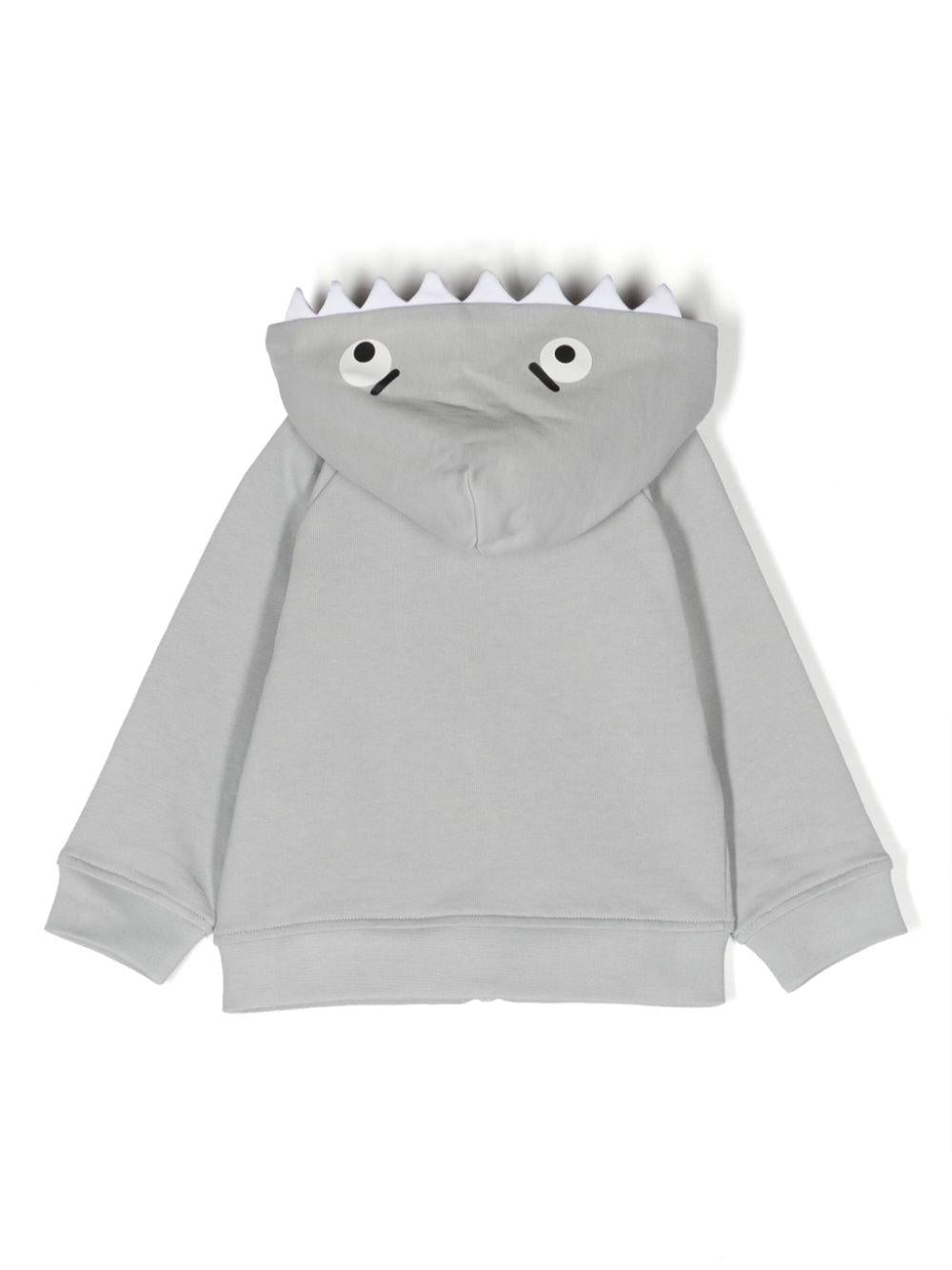 Felpa grigia per neonato TU4610Z0499 906 Stella McCartney Kids 