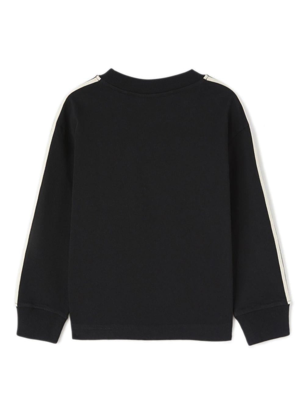 T-shirt per bambino in cotone nero
