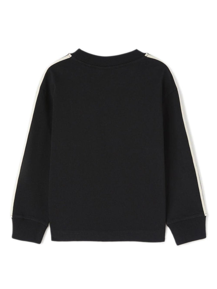 T-shirt per bambino in cotone nero