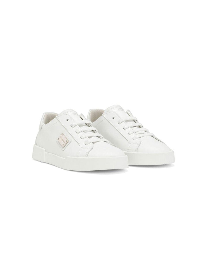 White sneakers for children