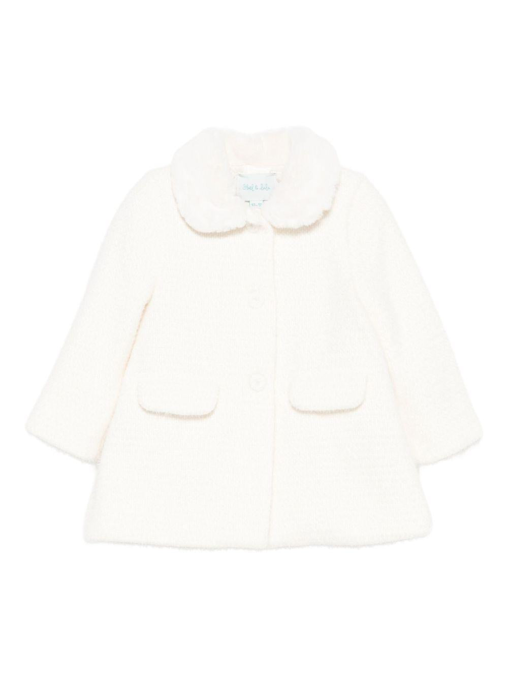 Cappotto bianco per neonata 5819 090 Abel & Lula 