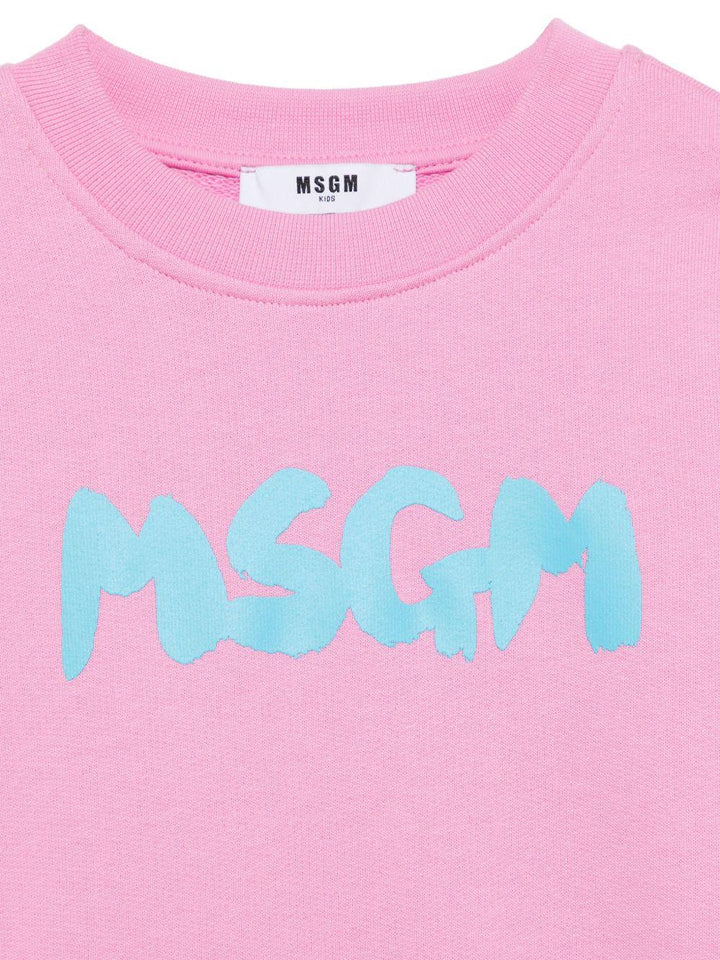 Felpa rosa gelso per bambino