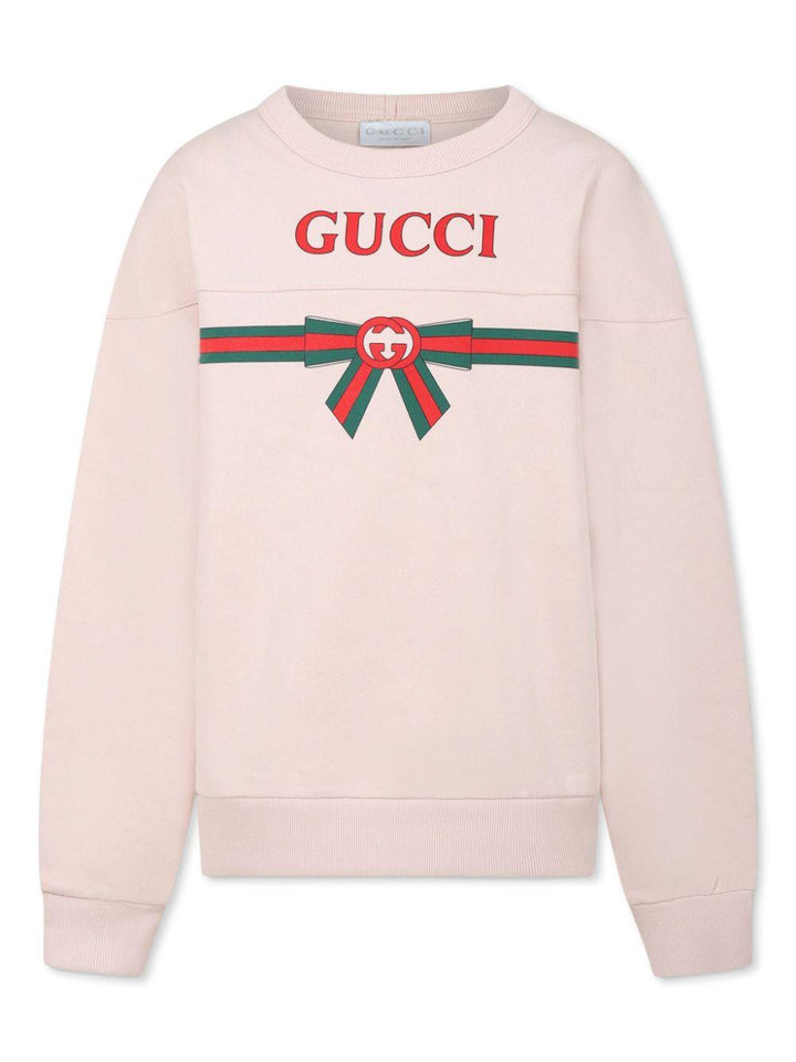 Pink sweatshirt for girls