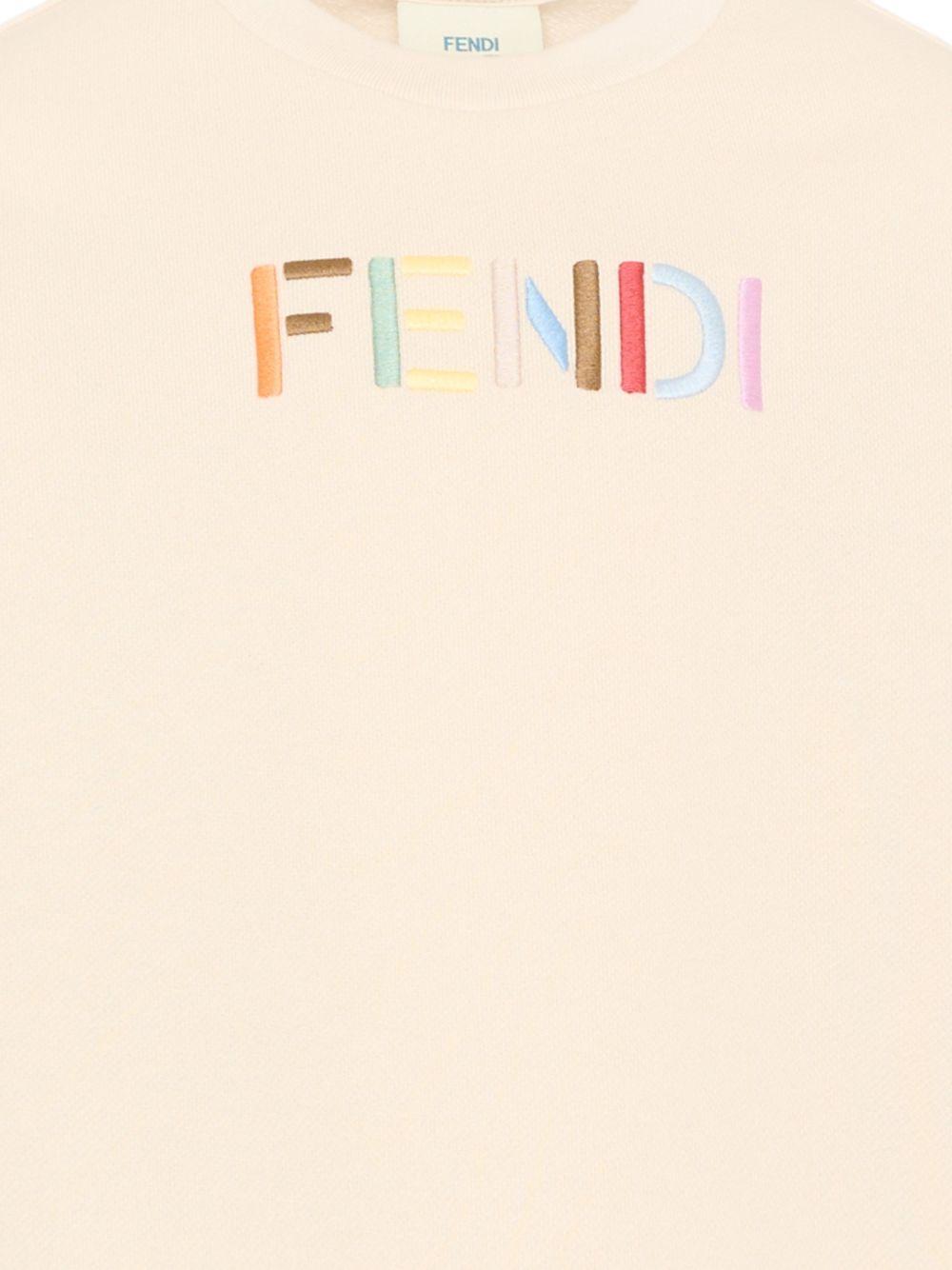 Felpa pietra per bambino JUH1145V0 F0XW5 Fendi Kids 