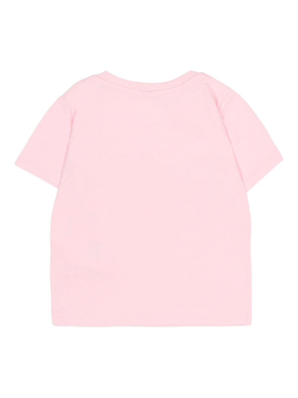 T-shirt rosa per neonata TY8021Z0434 51R Stella McCartney Kids 