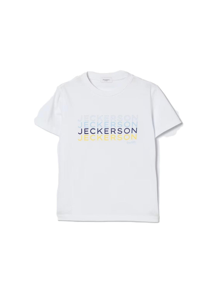 T-shirt bianca per bambino JB5660TS26 RE011 Jeckerson Kids 