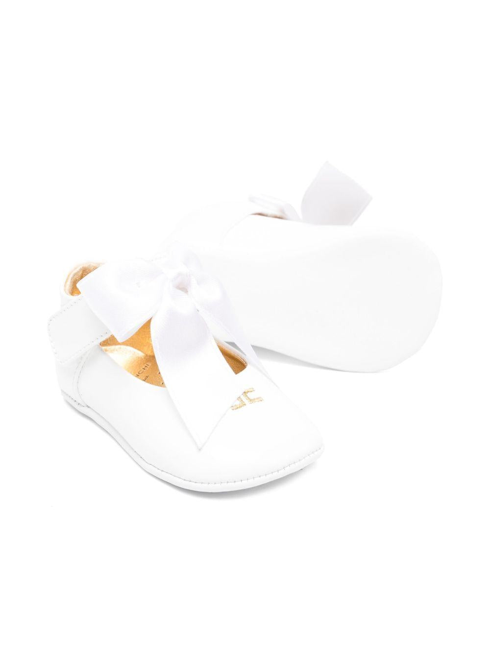Sandali bianchi per neonata F0A3E03151855672 672 Elisabetta Franchi Kids 