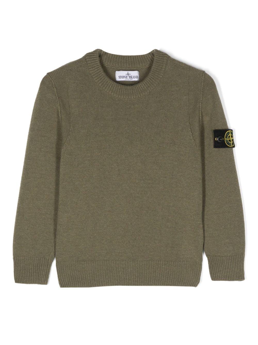 Maglione per bambino in cotone verde