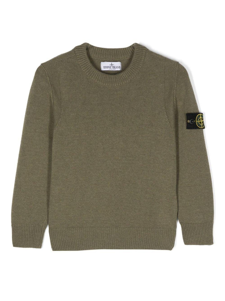 Maglione per bambino in cotone verde