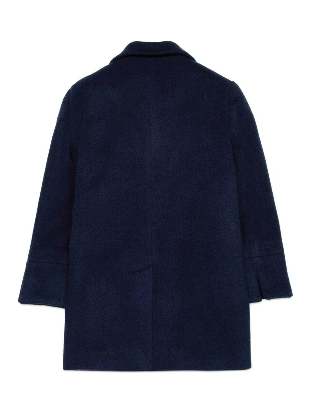 Cappotto blu notte per bambina