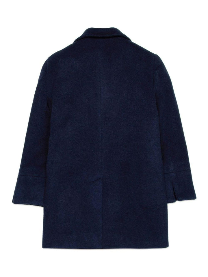 Cappotto blu notte per bambina