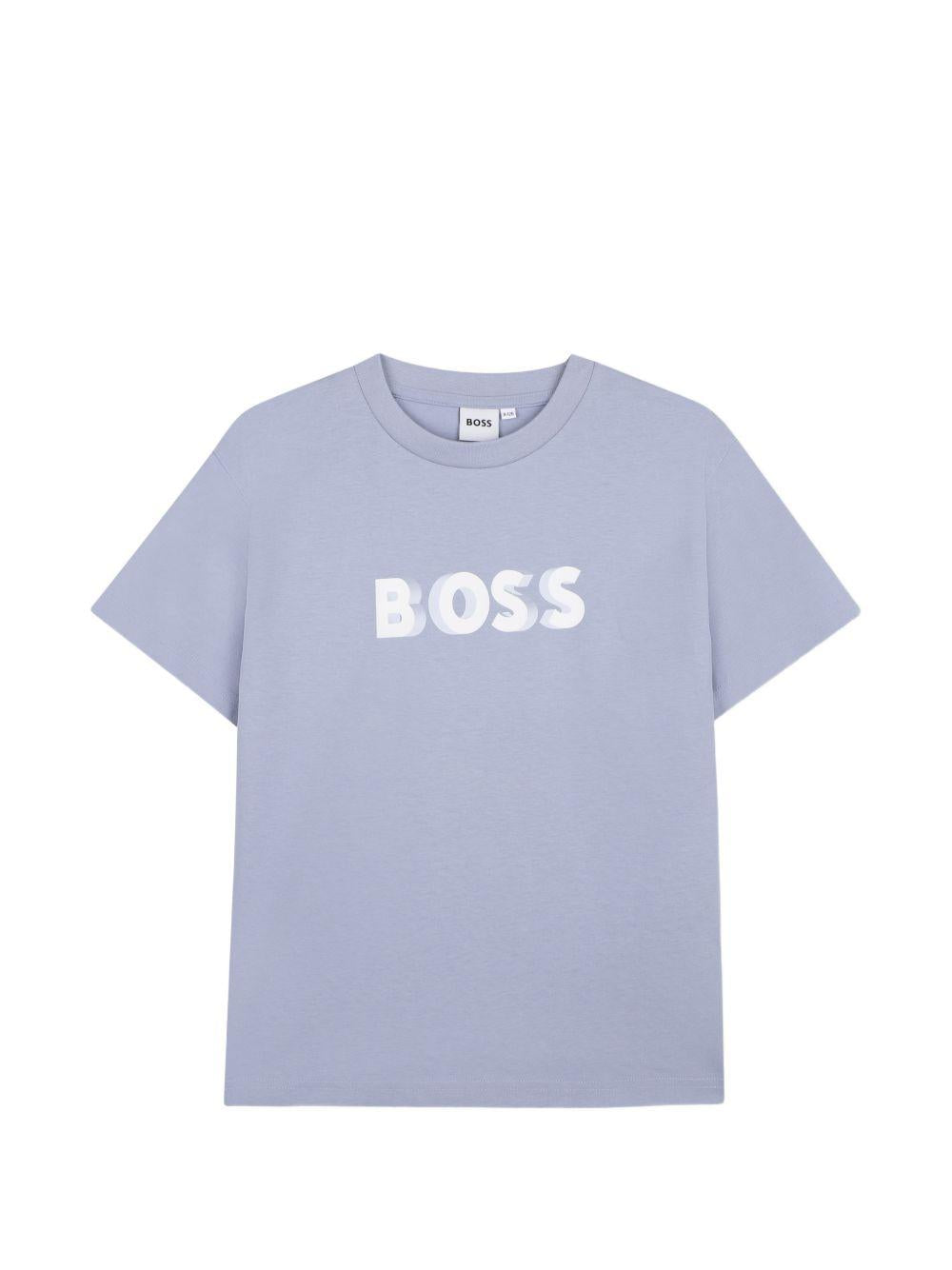 Completo blu chiaro/oscuro per bambino J53002 849 Boss Kids 