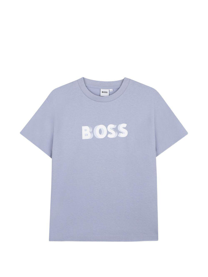 Completo blu chiaro/oscuro per bambino J53002 849 Boss Kids 
