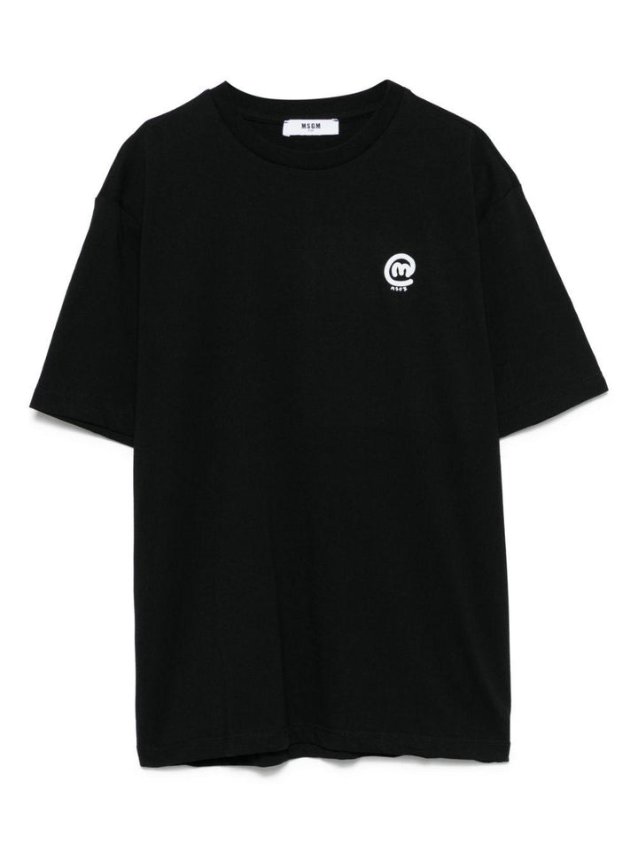 T-shirt nera per bambino
