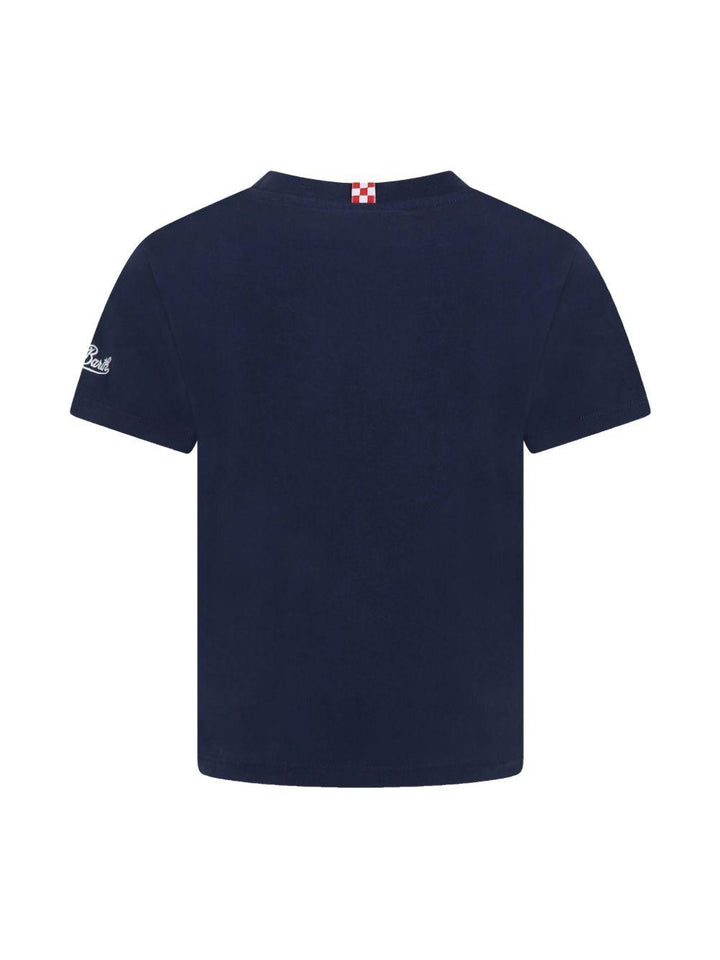 T-shirt blu navy per bambino