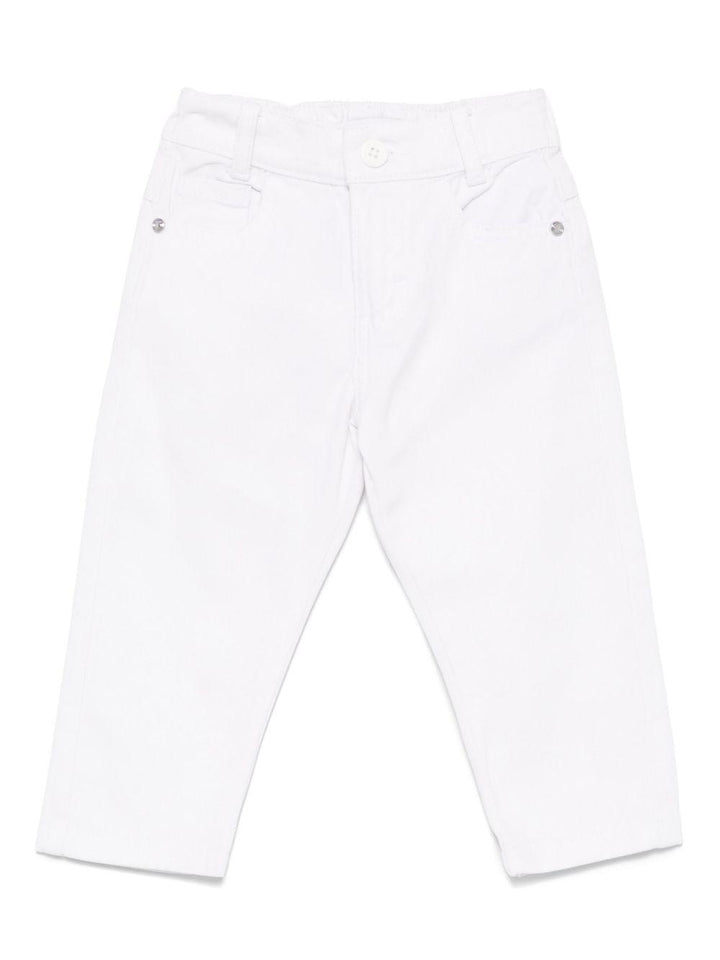 Jeans bianco per neonato