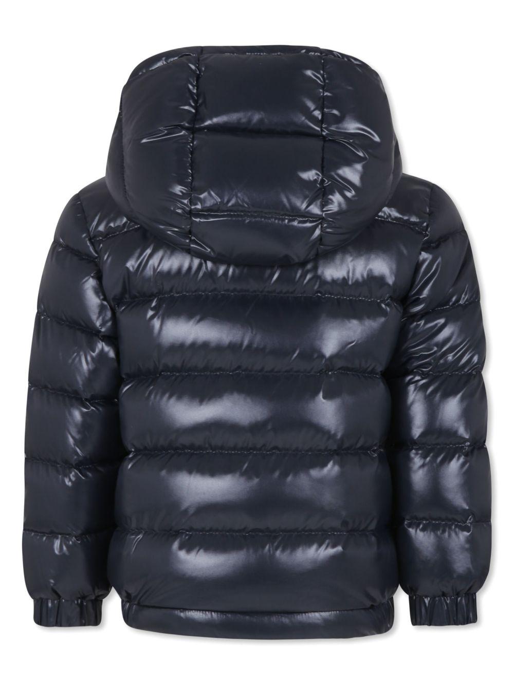 Giubbotto blu navy per bambino 9541A00022597Z8 742 Moncler Kids 