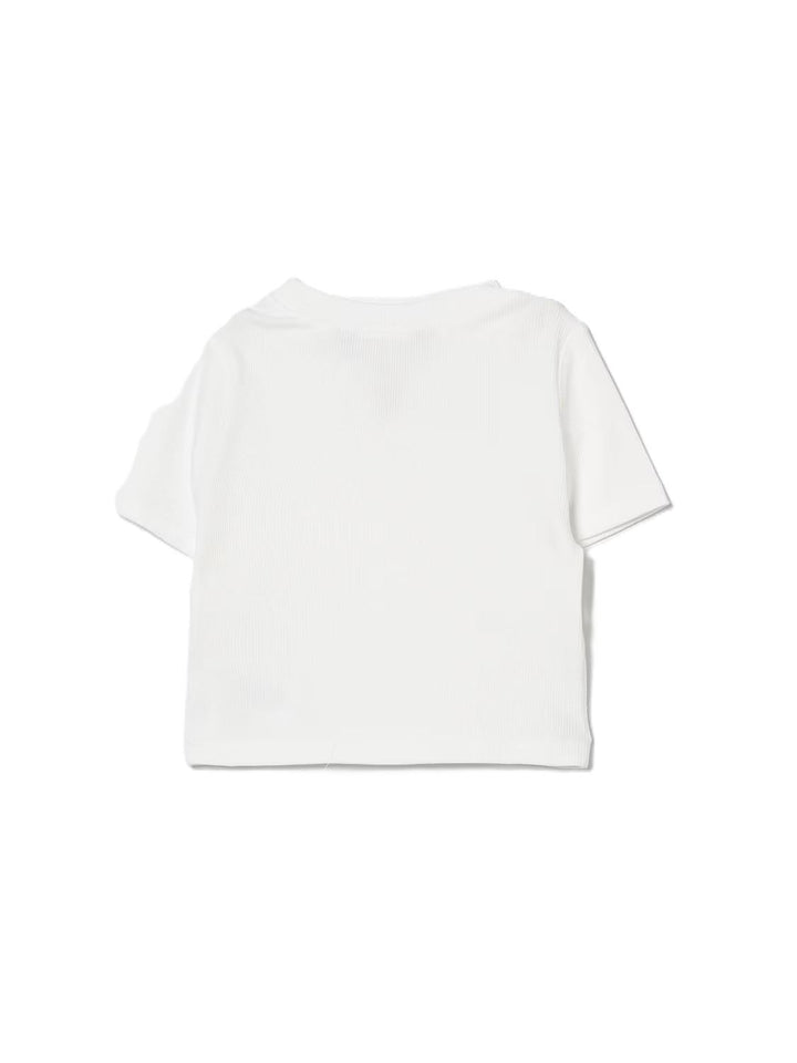 T-shirt bianco per bambina 313A96144 001 Ralph Lauren Kids 