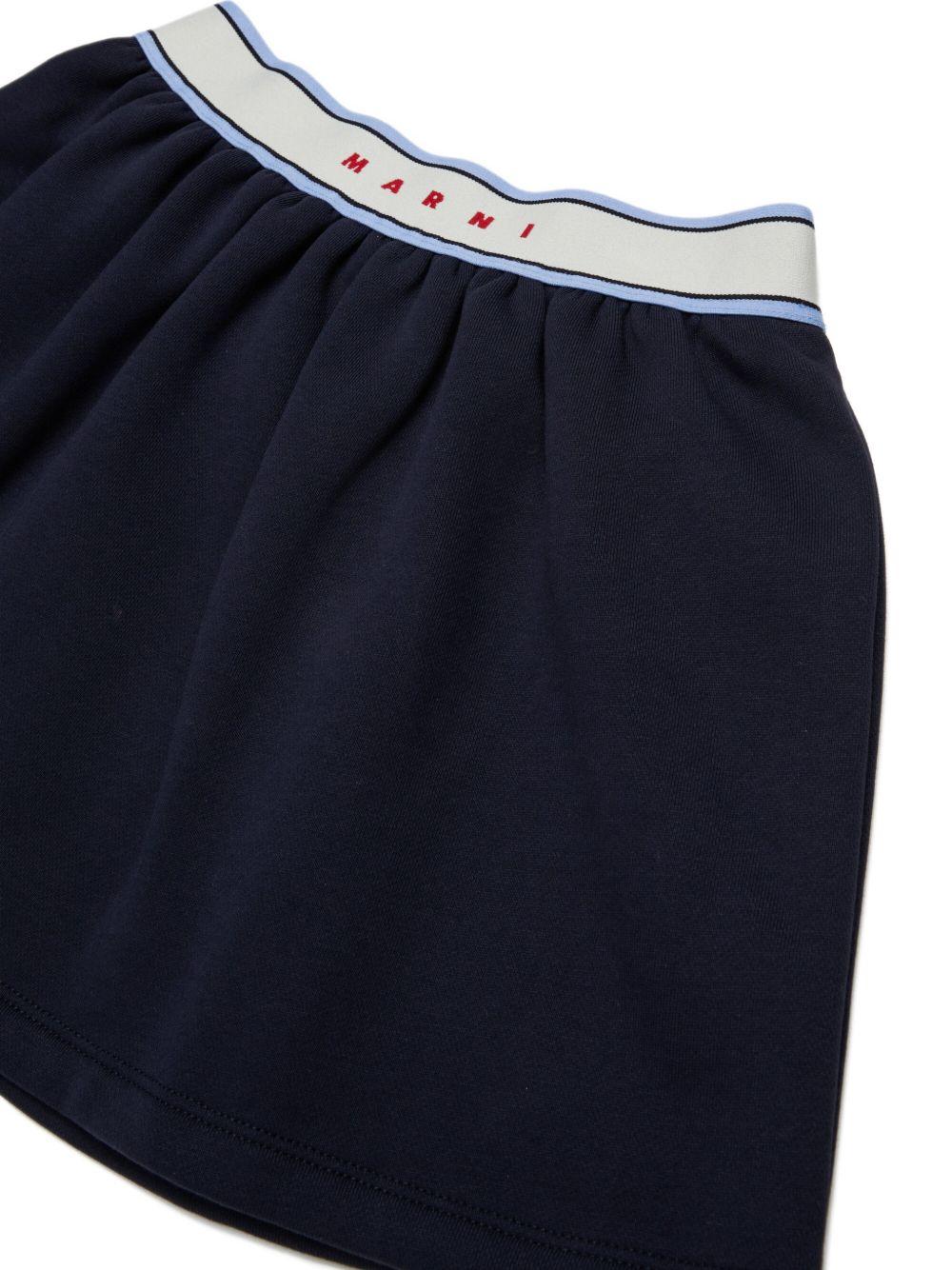 Gonna blu scuro per bambina M01855M00XC 0M862 Marni Kids 
