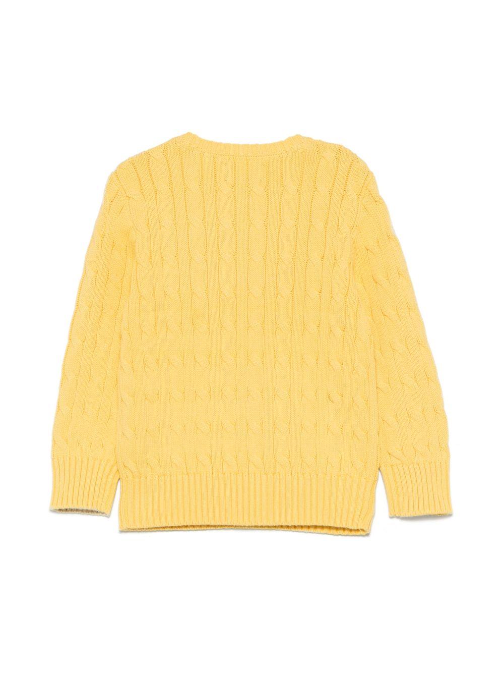 Maglione giallo banana per bambino