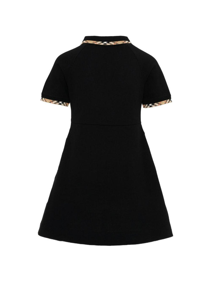Abito nero per bambina 8126329 A1189 Burberry Kids 