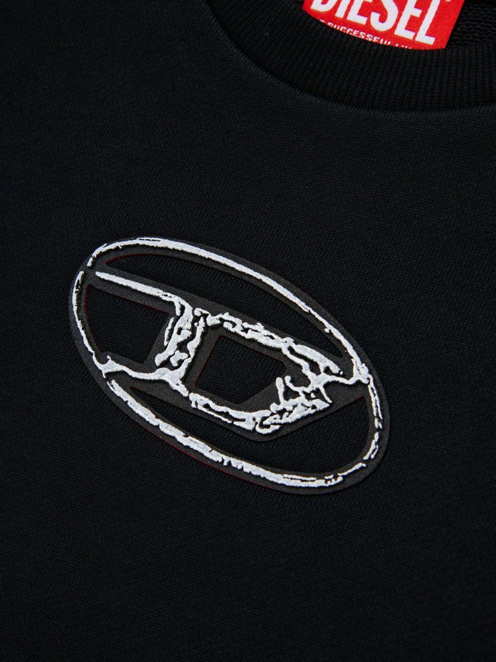 Felpa nera per bambino J02486KYAQK K900 Diesel Kids 