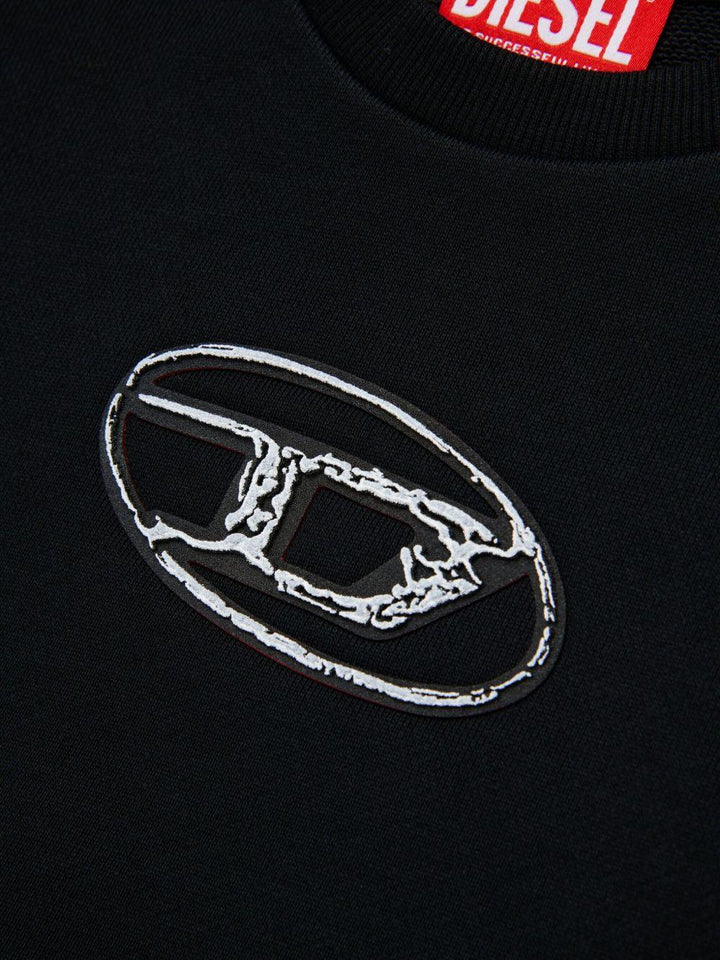 Felpa nera per bambino J02486KYAQK K900 Diesel Kids 