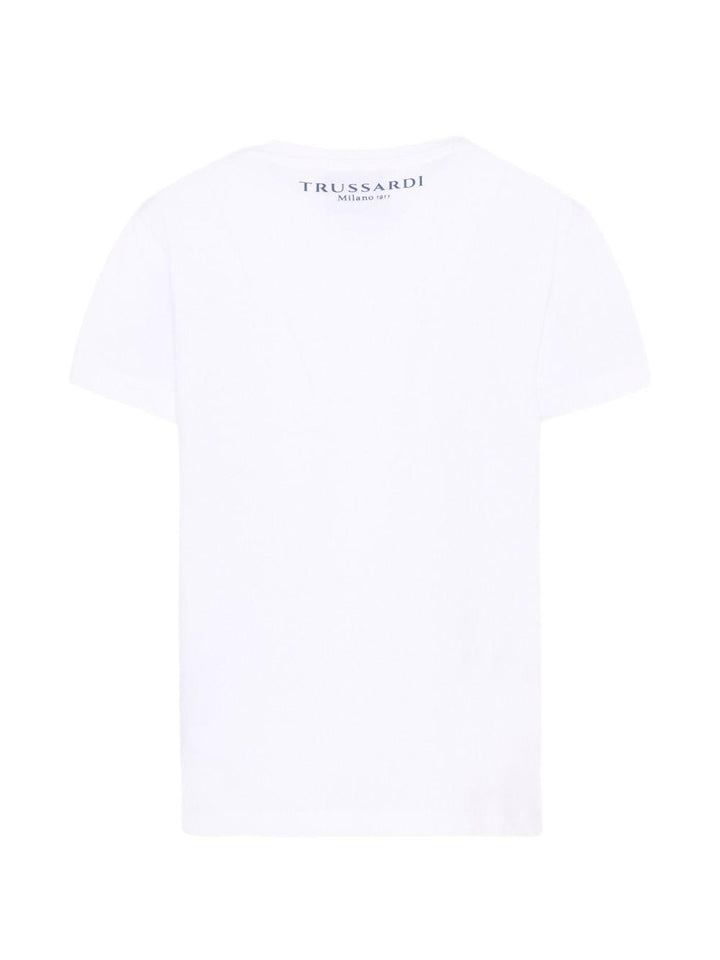 T-shirt bianco per bambino TBP26002TS WHI Trussardi Kids 