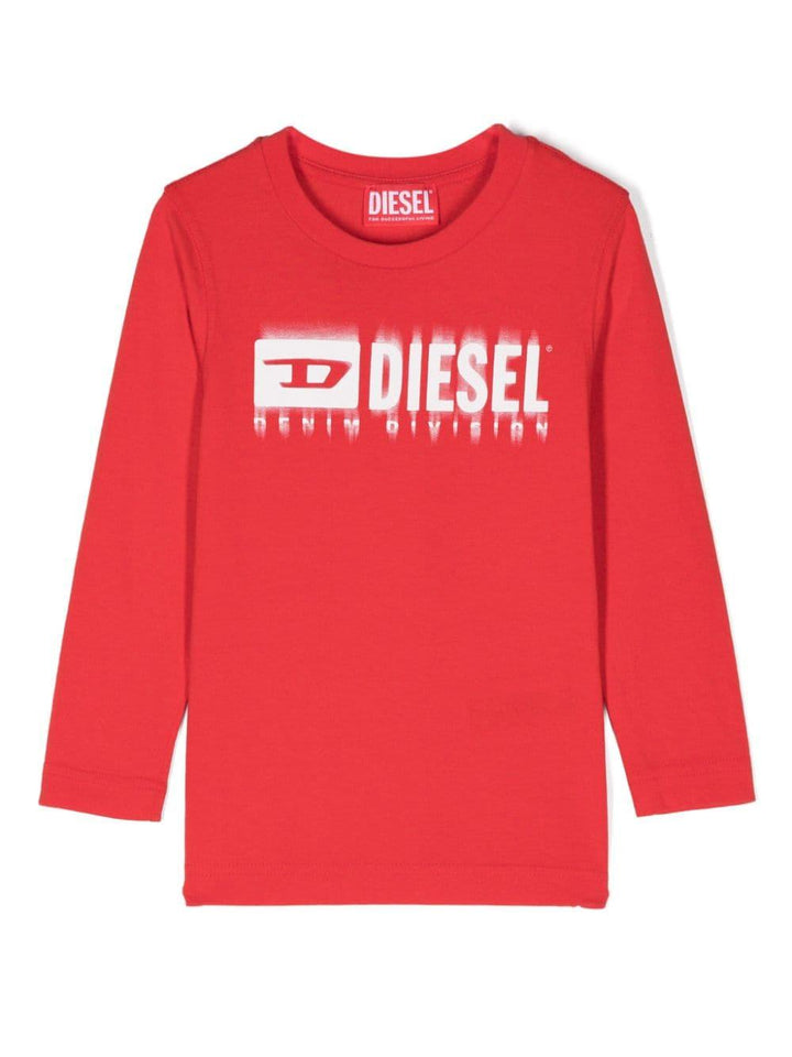 T-shirt per bambino in cotone rossa